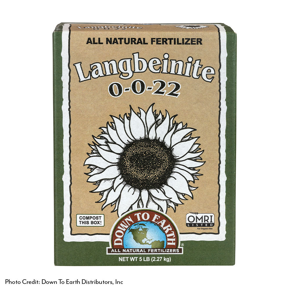 Down to Earth All Natural Langbeinite 5 lb. 0-0-22