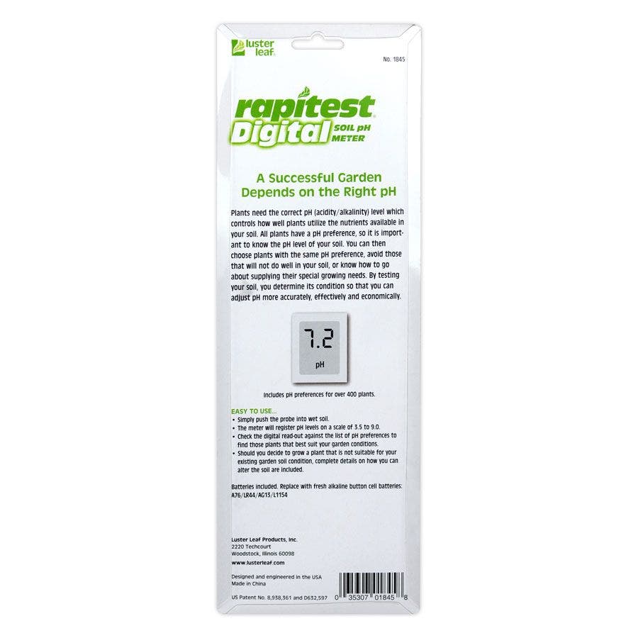 Luster Leaf® RapiTest® Soil pH Meter