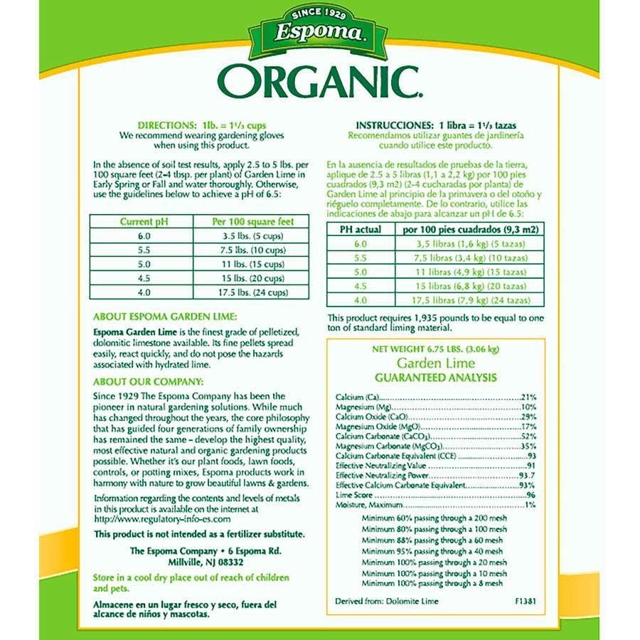 Espoma Organic® Garden Lime