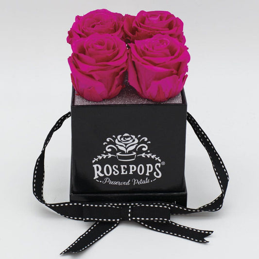 Rosepops™ Fourget Me Not Raspberry Punch Preserved Roses