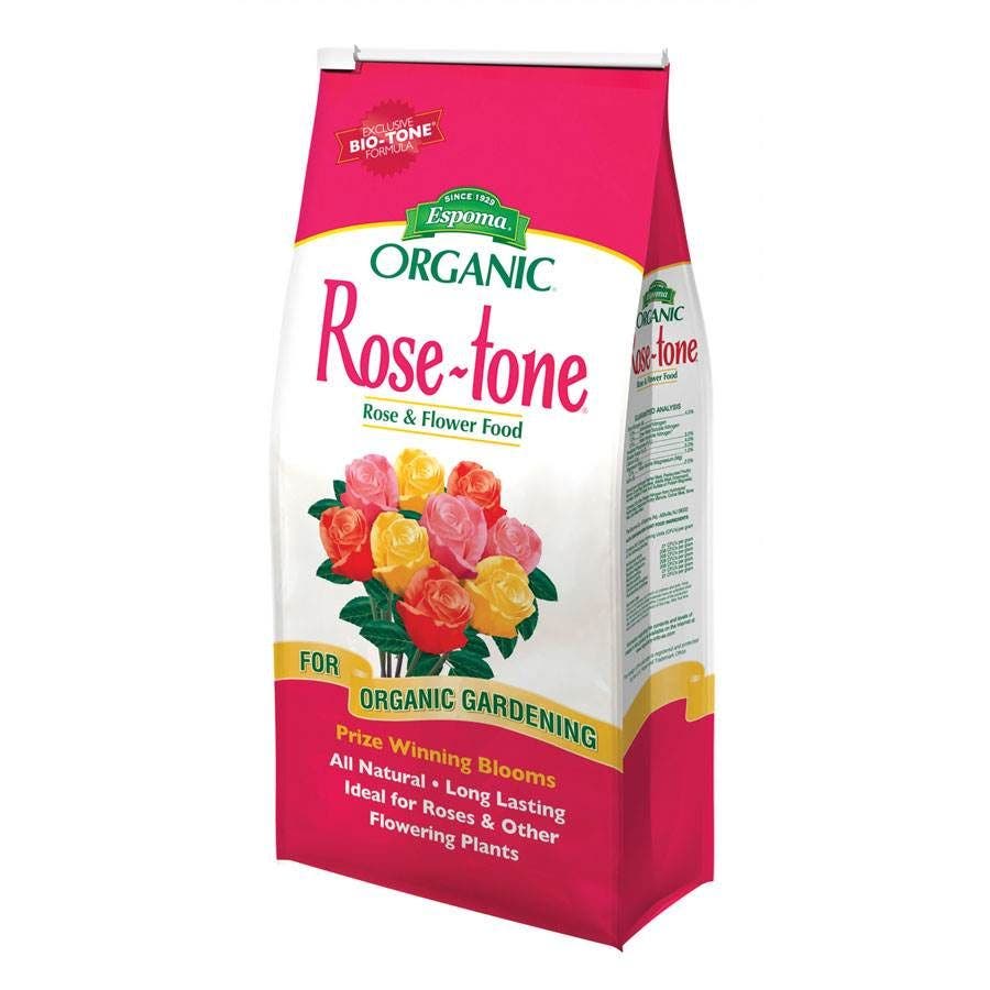 rose plant fertilizer Espoma Organic Rose-tone Rose & Flower Food