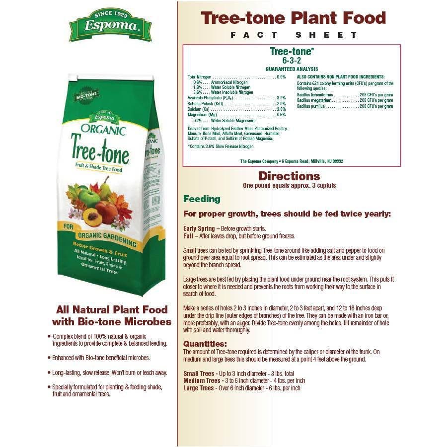 Espoma Organic® Tree-tone® Fruit and Shade Tree Food