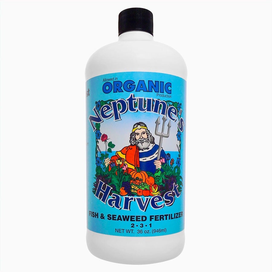 seaweed fertilizer nutrients Neptune's Harvest Organic Fish & Seaweed (2-3-1) Fertilizer 36 oz