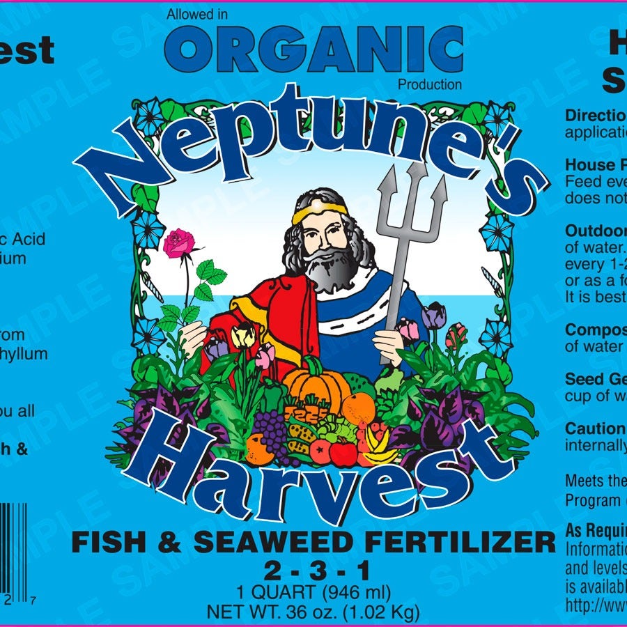 Neptune's Harvest Organic Fish & Seaweed (2-3-1) Fertilizer 36 oz.