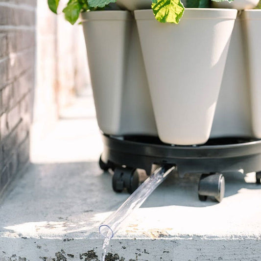 GreenStalk Ultimate Spinner Base with Wheel Kit & Drain Tube