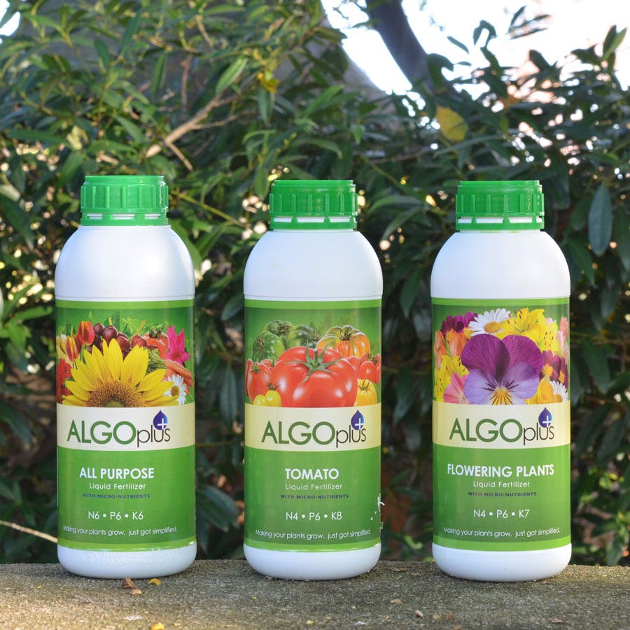 green plant liquid fertilizer AlgoPlus Fertilizer Collection