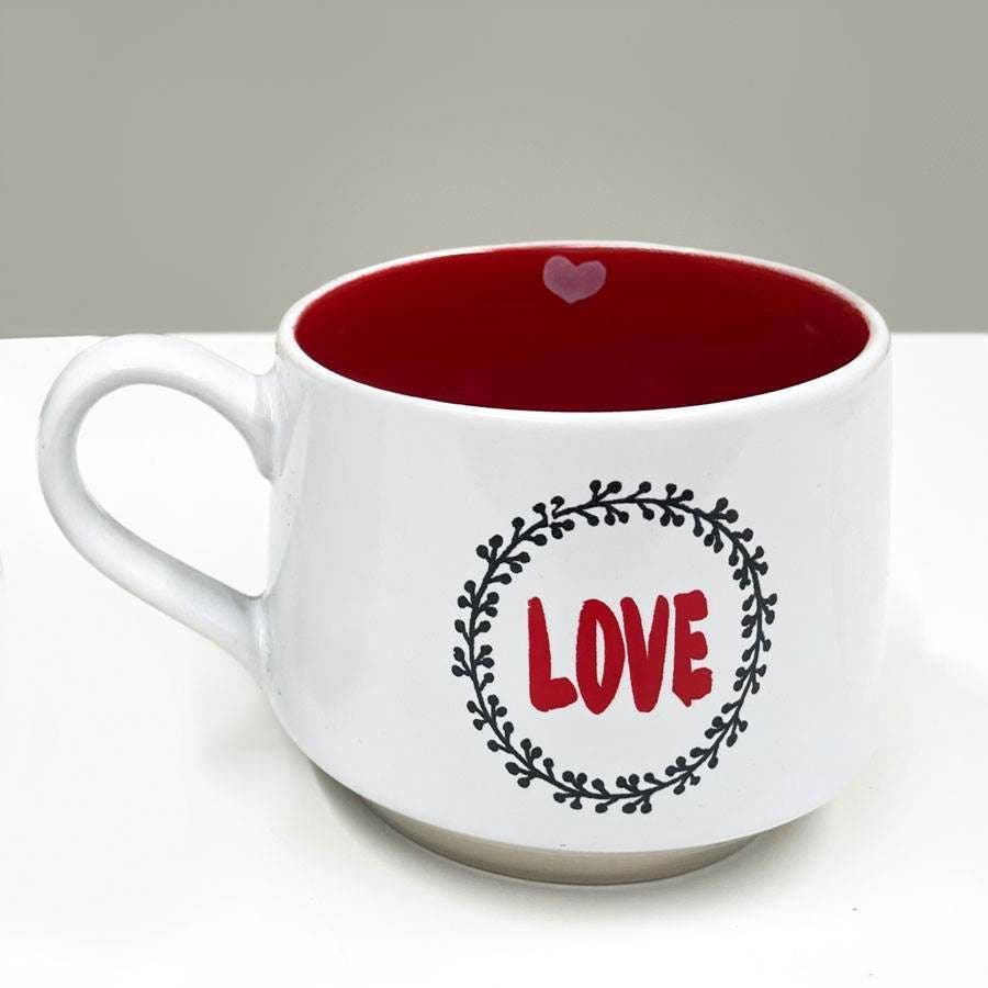 Love Expressions Mixed Succulent Mugs