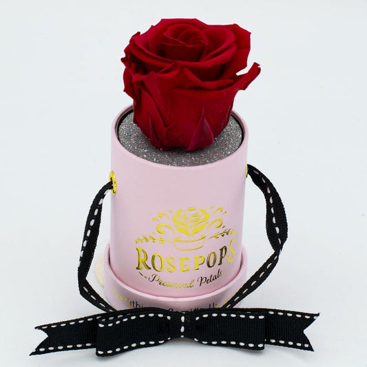 Rosepops™ One Up Cherry Crush Preserved Rose