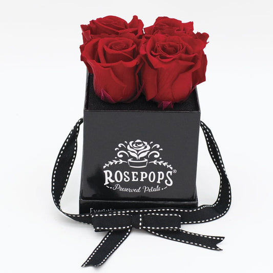 Rosepops™ Fourget Me Not Cherry Crush Preserved Roses