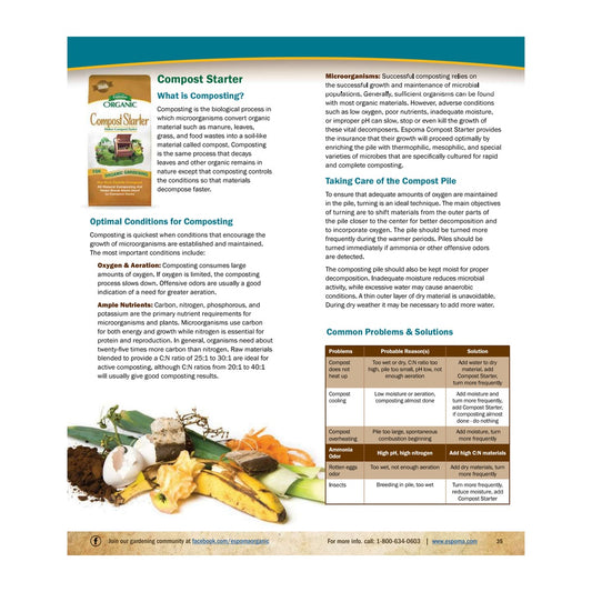 Espoma Organic® Compost Starter
