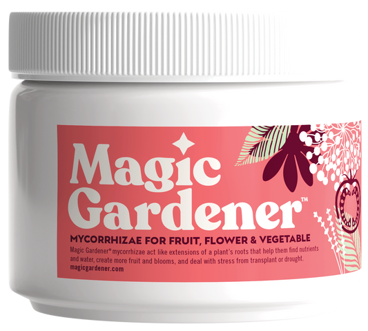 Magic Gardener® Mycorrhizae for Fruit, Flower & Vegetable Organic Beneficial Fungi 8 oz
