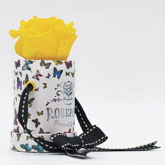 Rosepops™ Butterfly One Up Lemon Sorbet Preserved Rose