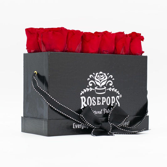 Rosepops™ Keeper by the Dozen Cherry Crush Preserved Roses