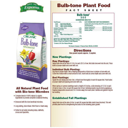 Espoma Organic® Bulb-tone® Bulb and Flower Food