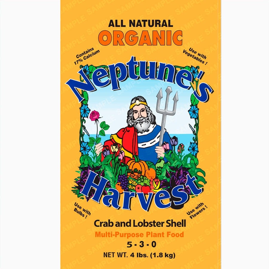 Neptune's Harvest Organic Crab & Lobster Shell (5-3-0) Fertilizer 4lb Bag