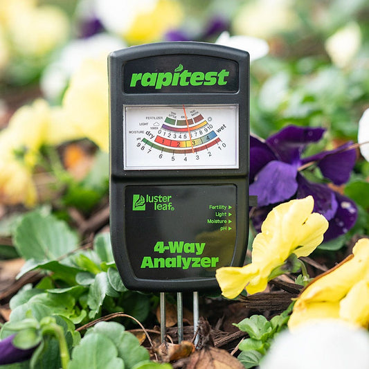 Luster Leaf® Rapitest® Electronic 4-Way Soil Analyzer