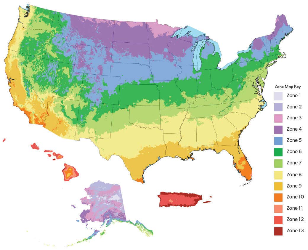 USDA Zone Map | Wayside Gardens